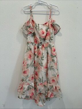 Children Place Pink Floral dress S(5/6)